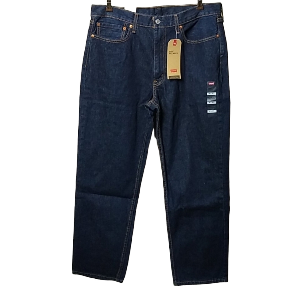 Levi's 550 Relaxed Dark Wash Jeans Sz. 36 x 30